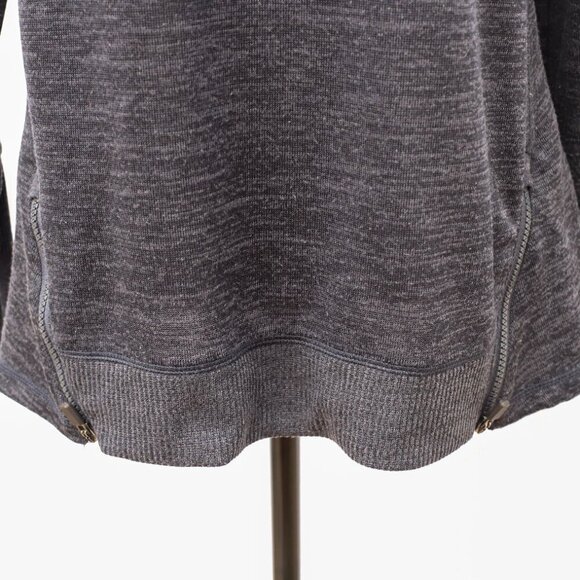 Active Life Size XL grey front side zip long sleeve jersey/sweatshirt - Picture 5 of 12